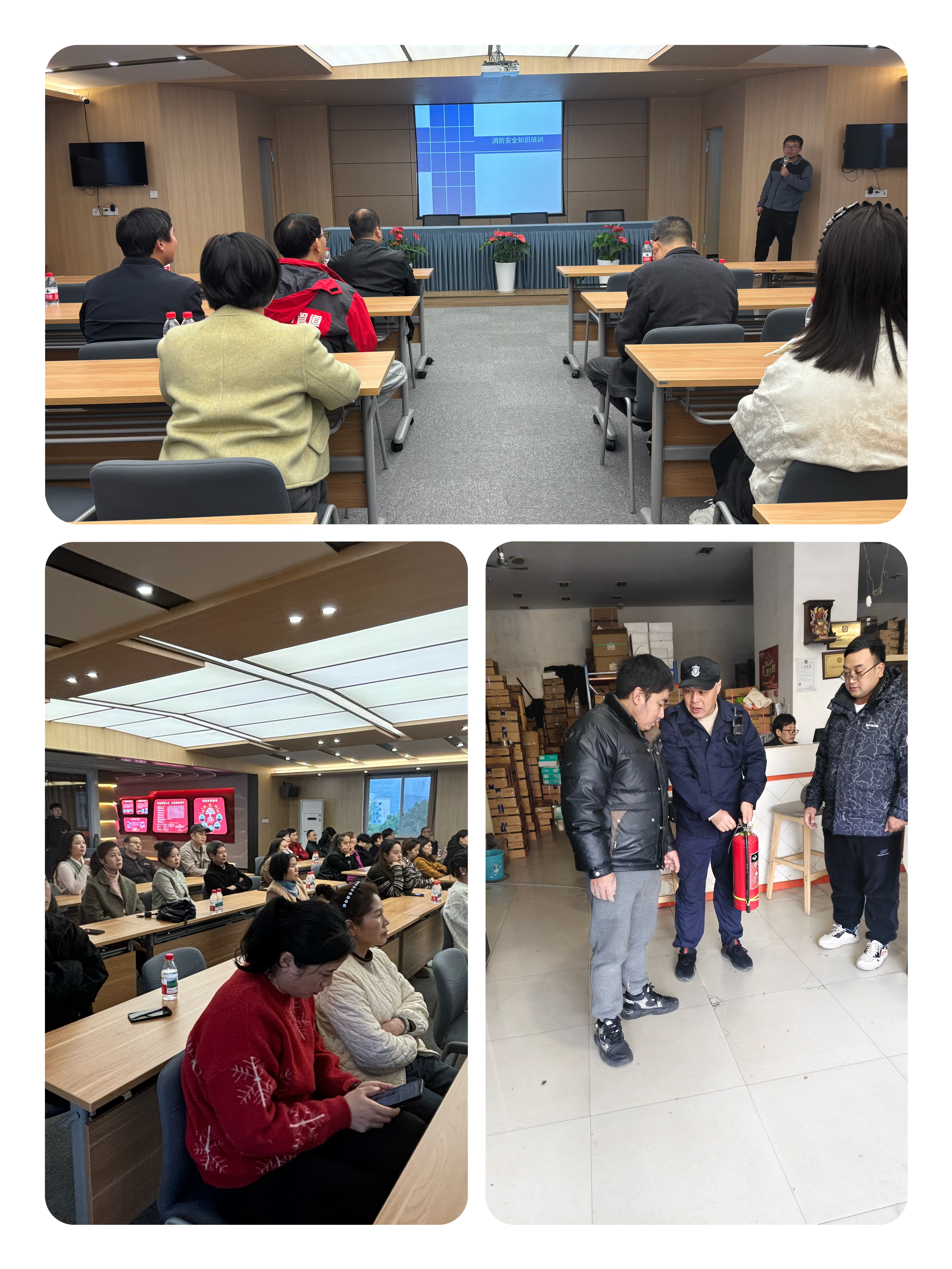 消防培训进市场 齐心共建“防火墙”